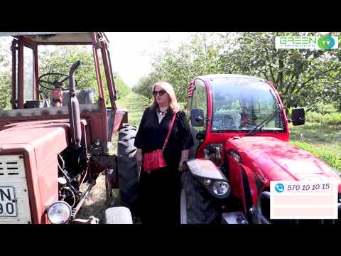 GREEN TV chkhenkeli ხურმის ბაღი, ტრაქტორი Antonio Carraro