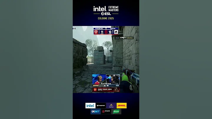 Donk wins INSANE 1v2 clutch vs planted bomb on Ancient! #esl #cs #кс #counterstrike #csgo