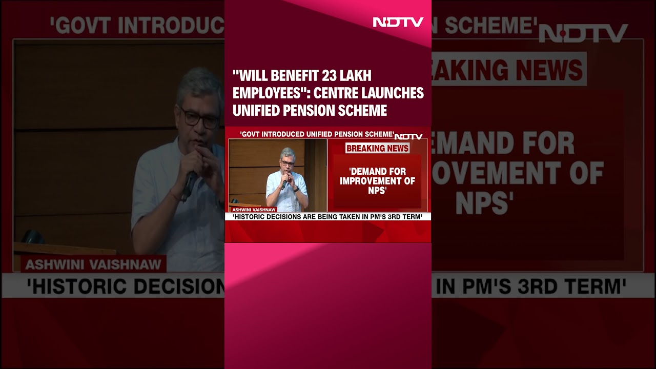 Centre launches Unified Pension Scheme, benefiting 23 lakh employees.