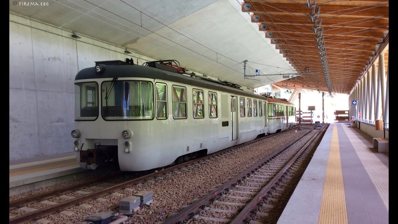 Impressioni estive ferrovia Trento-Malé-Mezzana: Firema E86 & Alstom ETi 8/8, estate 2018!