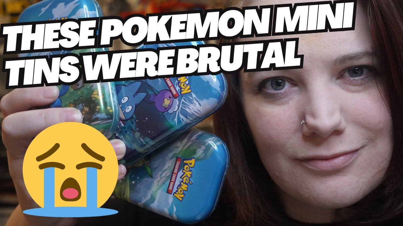 The hit rate in these Pokemon mini tins was BRUTAL 😫😢