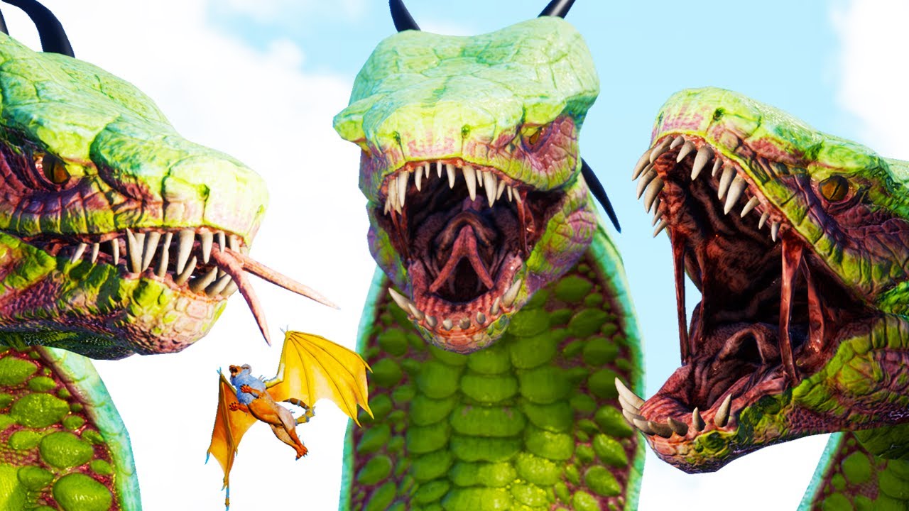 ARK X - Most BROKEN OP MODDED HYDRA In ARK Boss Battle! (ep68) Ark Modded Gameplay