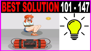 Brain Raise Tricky Test level 101 to 147 Full Game Walkthrough Answer - All Level Solutions Gameplay