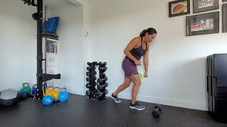 Wall Referenced Foam Roller Kickstand RDL - Contralateral Load