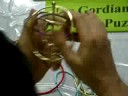 Advanced Gordian knot wire puzzle in just 56 seconds