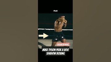 Mike Tyson Peek a Boo shadow boxing tutorial #boxingtraining #boxing #legend #tysonlegacy