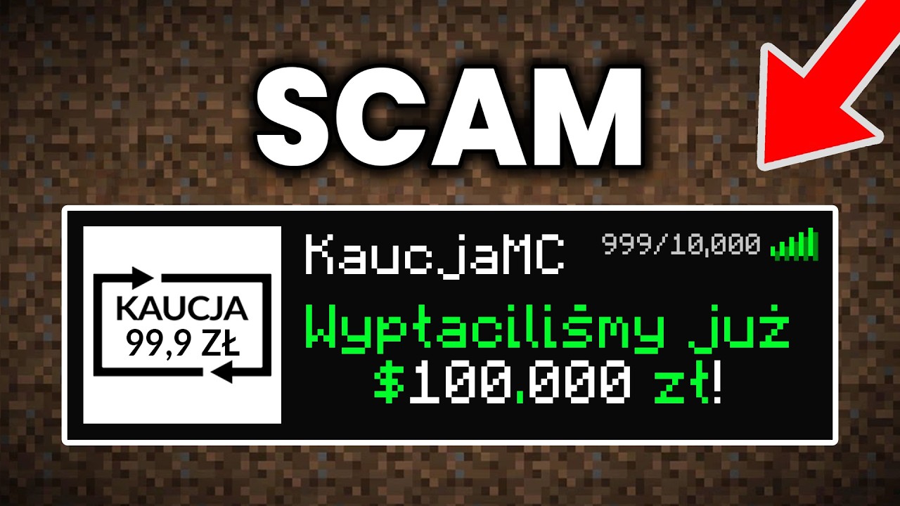 Sprawdziłem NAJGORSZY SCAM Serwer w Minecraft