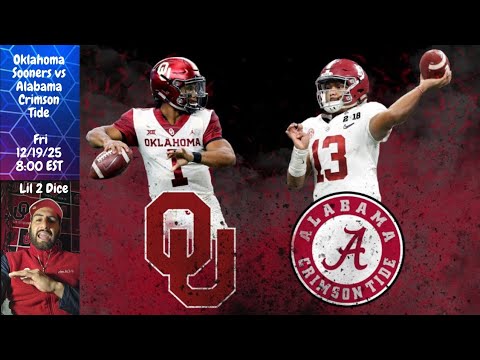 #9 Alabama Vs #8 Oklahoma live reactions!!! - YouTube