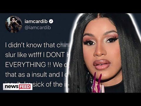 Cardi B CALLED OUT For Using Racial Slur!