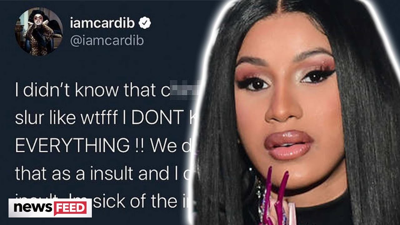 Cardi B CALLED OUT For Using Racial Slur!