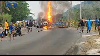 Tak Terima Tewas Ditabrak Mobil, Keluarga Korban di Papua Barat Bakar Mobil #SeputariNewsSiang 08/10 screenshot 5