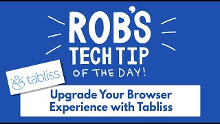 upgrade your browser experience with tabliss