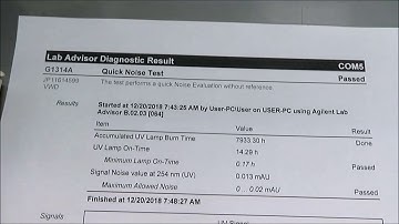 Agilent 1100 G1314A Variable Wavelength Detector