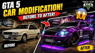 GTA 5 Car Upgrade Before vs After 🚗✨