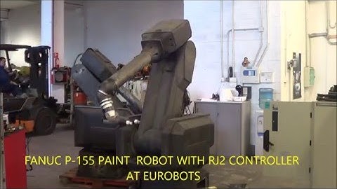 FANUC P-155 PAINT ROBOTS WITH RJ2 CONTROLLER AT EUROBOTS