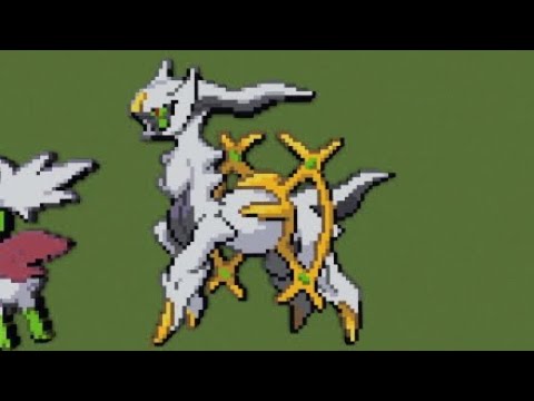 ポケットモンスター スカーレット アルセウス マインクラフト I made the Pokémon Arceus in Minecraft [Minecraft] [Pokémon