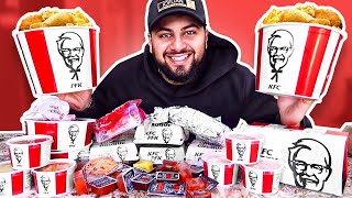 ENTIRE KFC MENU IN 10 MIN CHALLENGE!!