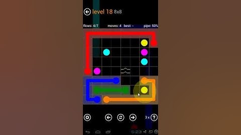 Flow Free - Bridges Pack 8 x 8 Level 18