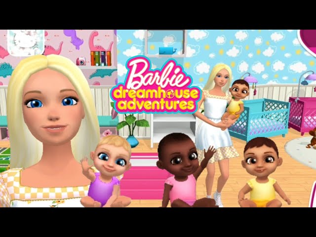 Barbie DreamHouse Adventures !!! Jogo da casa da Barbie!!! Rotina da  Manhã!!! 