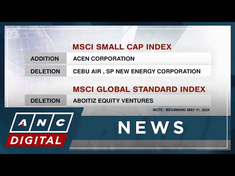 MSCI rebalancing: ACEN in; Cebu Air, SPNEC, AEV out | ANC