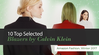 10 Top Selected Blazers by Calvin Klein Amazon Fashion, Winter 2017