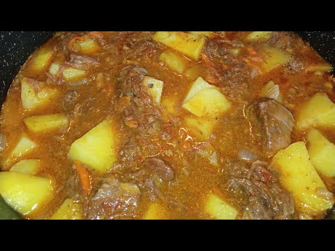 Готовлю Простой И Очень Вкусный Ужин Тушёная Картошка С Домашней Тушёнкой