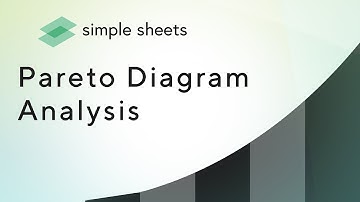 Pareto Diagram Analysis Excel Template Step-by-Step Video Tutorial by Simple Sheets