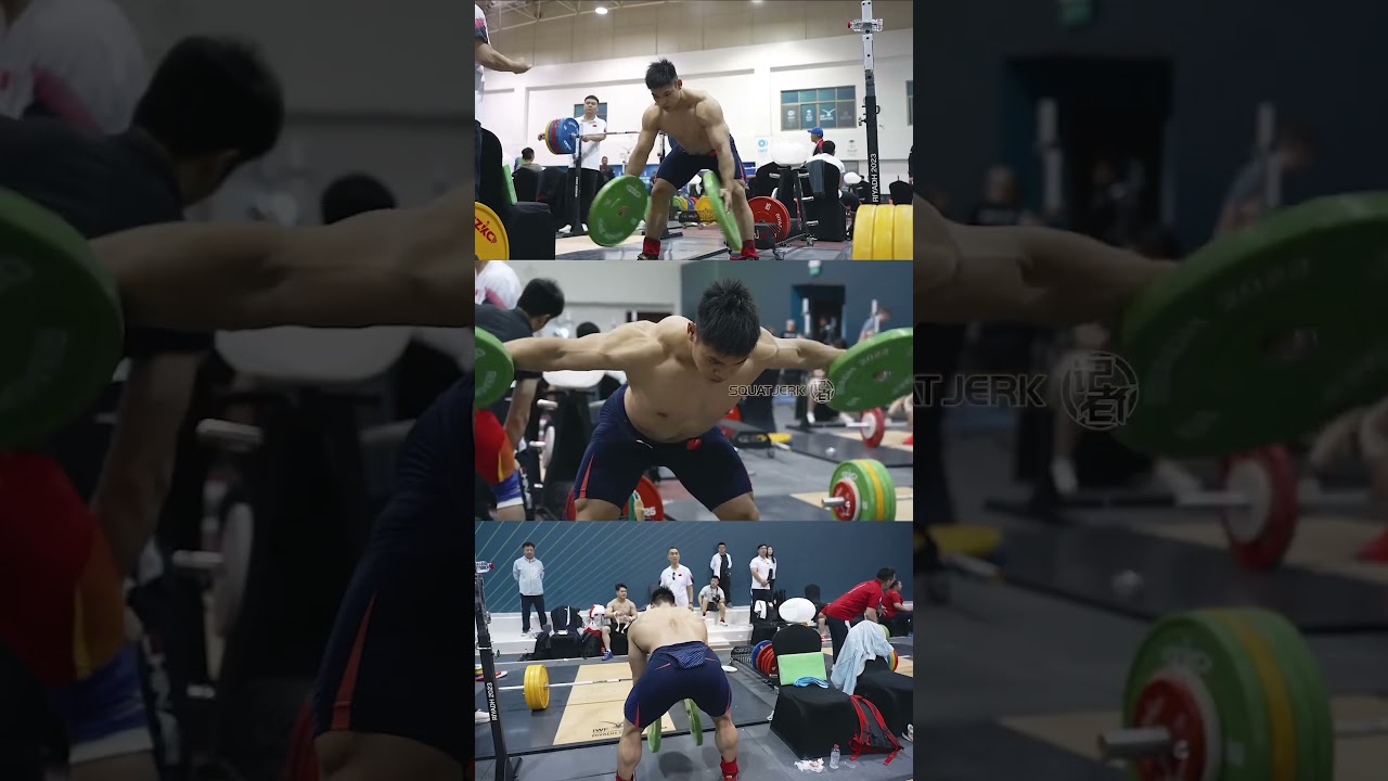 LI Dayin training rear delt flies 