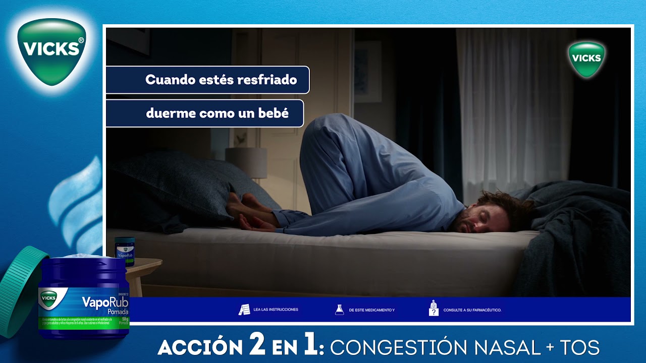 Vicks VapoRub Pomada - Duerme como un bebé 