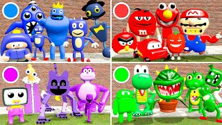 WHICH COLOR IS STRONGER? from NEW 3D SANIC CLONES MEMES in Garry's Mod?! (Mario, Poppy, Fazbear)