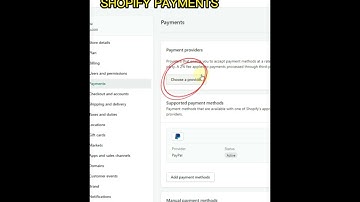 How to Set Up Shopify Payments: An Easy E-commerce Payment Gateway Integration #shopify