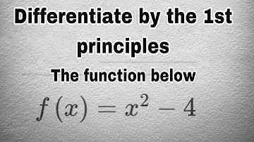 Differentiate by the first principles part2 | mathematics