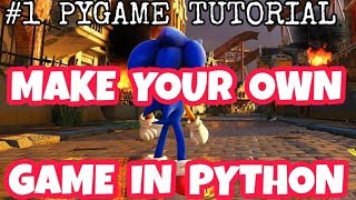 How to make your own game in python | #1 pygame tutorials |
