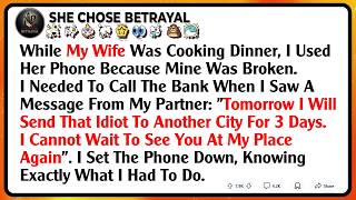 While My Wife Was Cooking Dinner, I Used Her Phone Because Mine Was Broken. I Needed To Call...