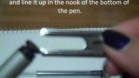 How to replace parts of Copic Multiliner SP