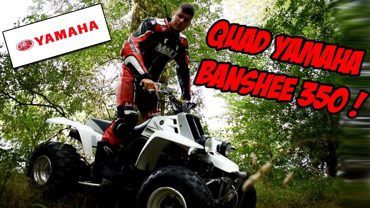 LE TOUT PREMIER ESSAI DE QUAD YAMAHA BANSHEE 350 2 Temps ! 😍 