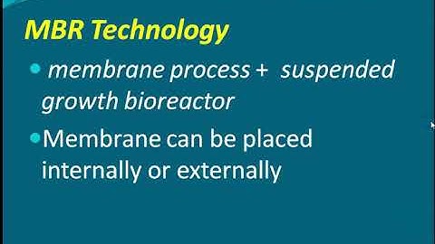 Membrane Bio reactor technology