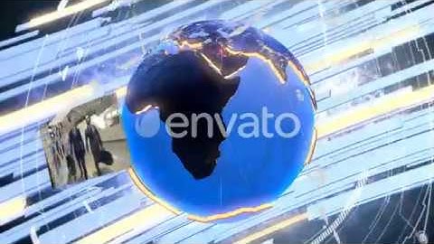 News Opener Element3D Earth Template| VideoHive Templates | After Effects Project Files