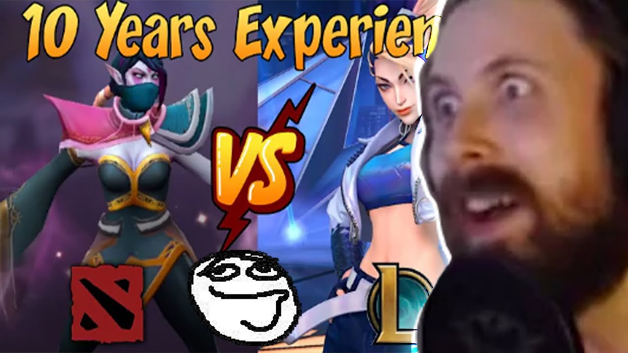 Forsen Reacts - 10 Year Veteran in Both LoL and Dota 2: Which is Better?