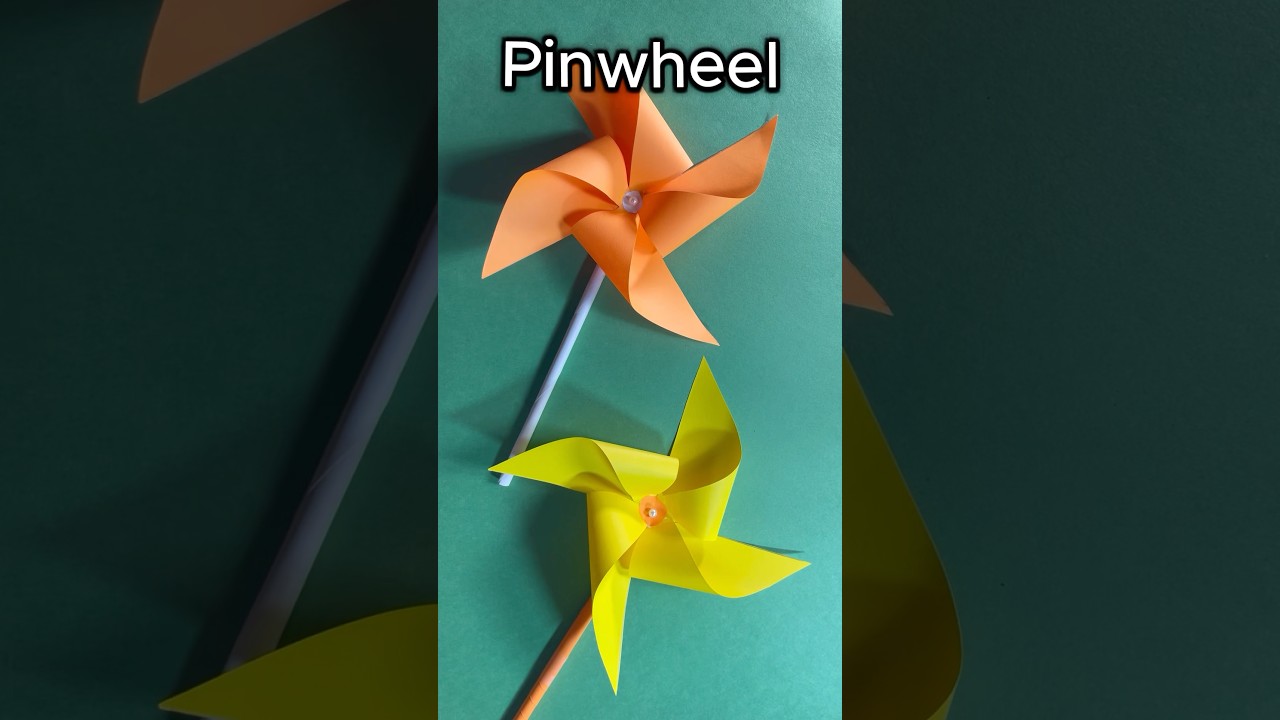How to Make a Pinwheel? | DIY Spinning Pinwheel 