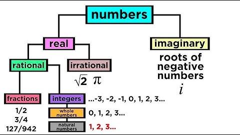 What are the Types of Numbers? Real vs. Imaginary, Rational vs. Irrational