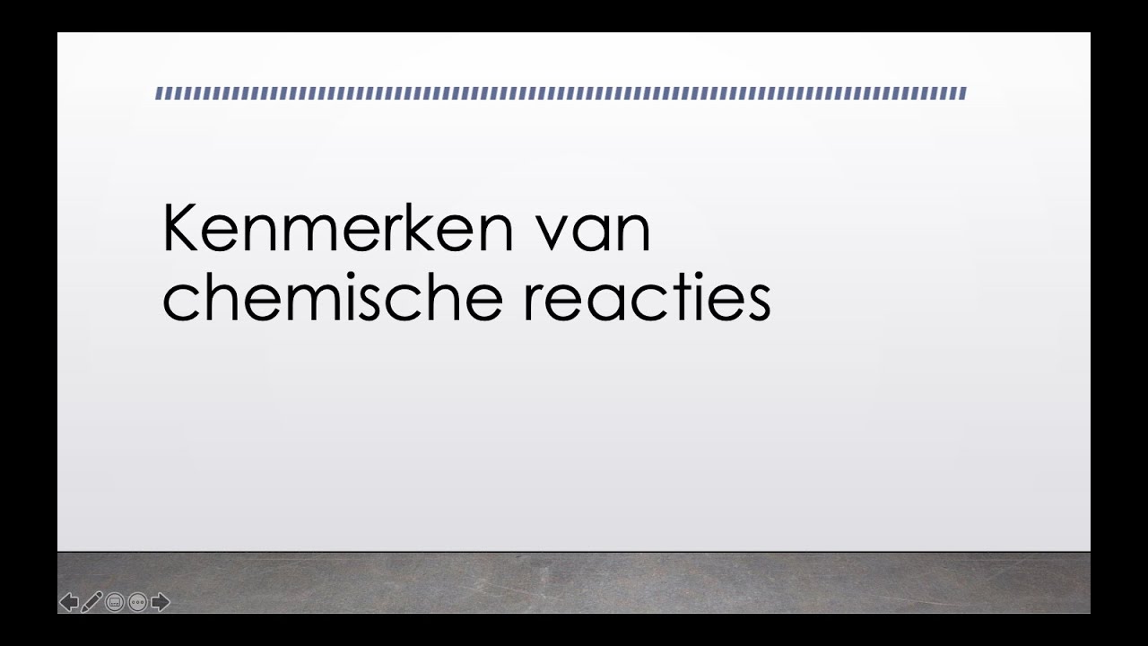 Kenmerken van Chemische Reacties  YouTube