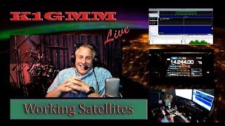 Ham Radio K1GMM Live Steam...Testing the automatic doppler shift in SDR Console!