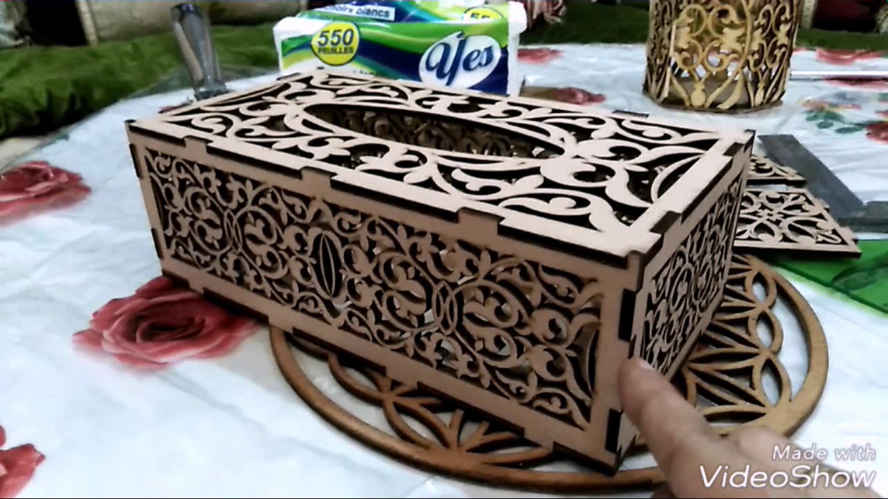 تصميم علبة مناديل خشب تصميم علبة مناديل خشب