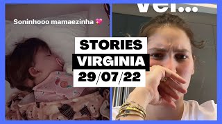 VIRGINIA GRAVA MARIA ALICE CHORANDO MUITO QUANDO CHEGA EM CASA
