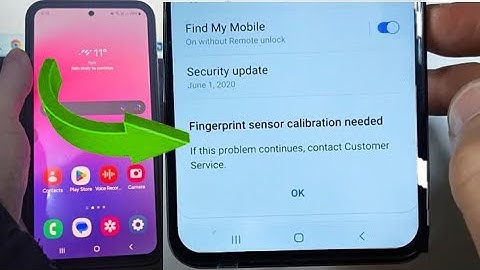Samsung a53 fingerprint calibration | Samsung a53 fingerprint sensor calibration needed