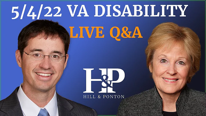 [5/4/22] HillandPonton VA Disability Q&A LIVE answ...