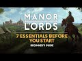 Manor lords  beginners guide  7 essentials before you start