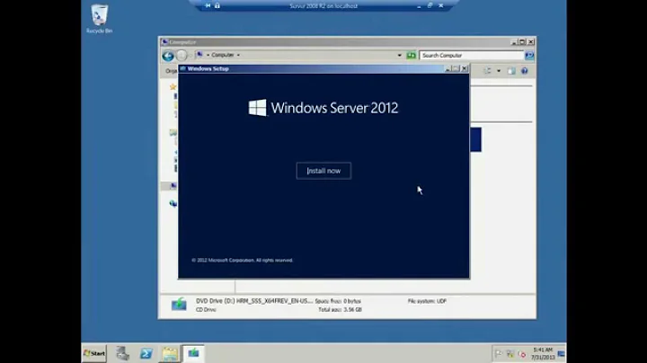 Windows Server 2008 R2 Upgrade/Migrate to Server 2012