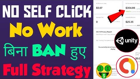 Earn $50 with unity ads | Unity Ads Earning | unity earning trick | Best App To Publish On Playstore